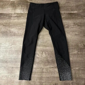 Lululemon cropped reflector leggings size 6